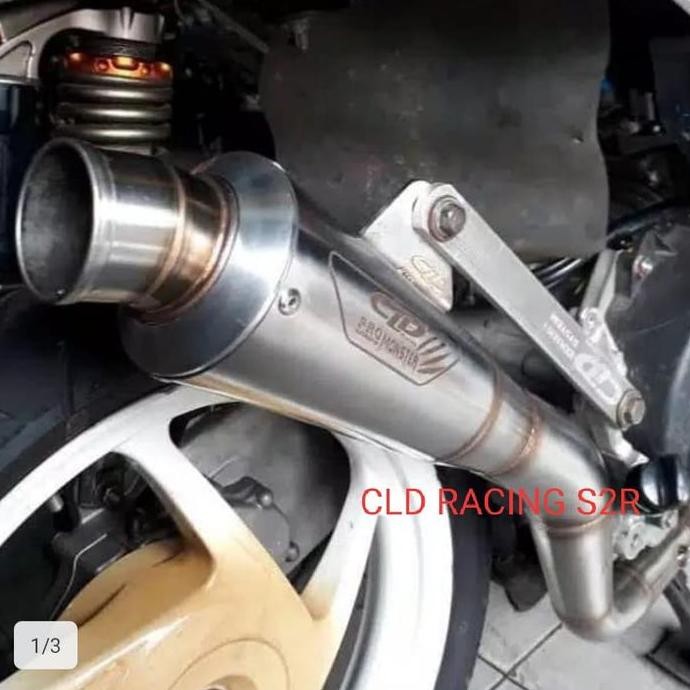 KNALPOT CLD RACING BEAT KARBU/ BEAT Fi SCOOPY MONSTER PRO SERIES ORI