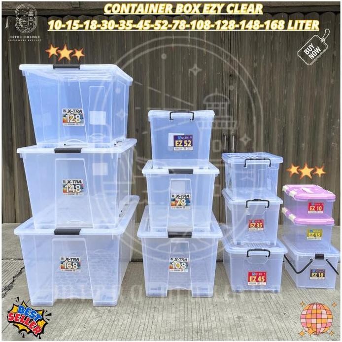 

Terlaris Big Sale Promo Container Box Ezy Clear Kontainer Box Ezy Bening 10 15