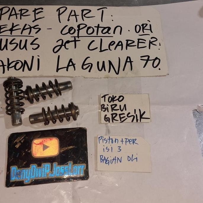 bekas copotan sparepart. khusus jet cleaner lakoni laguna 70. bagian PISTON DAN PER ISI 3