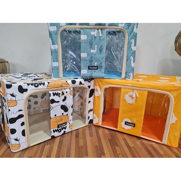 

Terlaris Storage Box 66 Liter Youfeel Double Zipper Frame Baja Large Box 66L