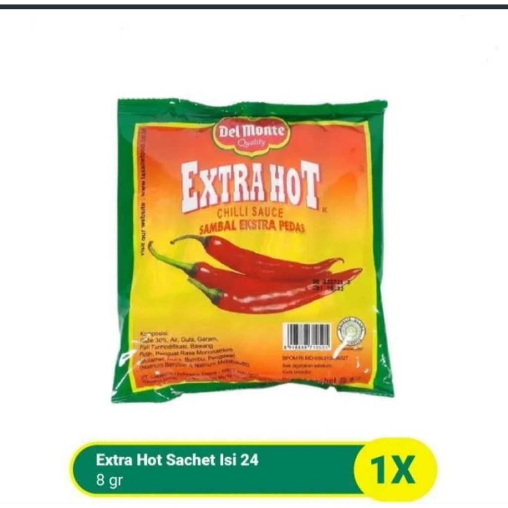 

DELMONTE SAUS SAMBAL EXTRA HOT SACHET