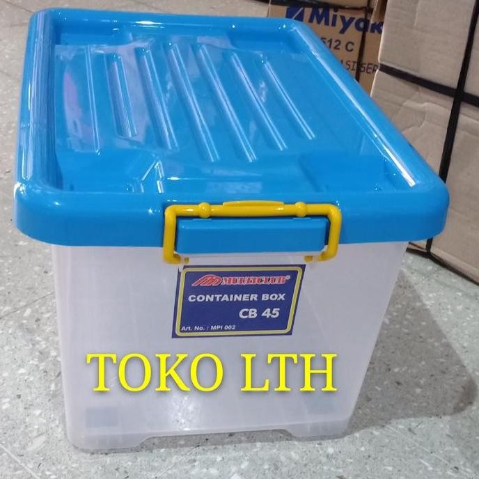 

Terlaris Container Box Cb45 Multiclub Kotak Penyimpanan Serbaguna Roda 45 Liter