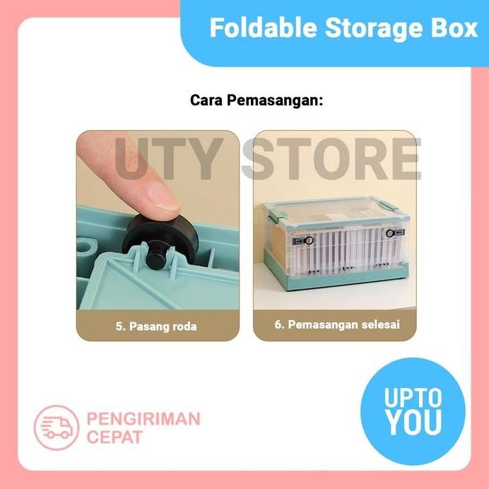 

Terlaris Box Kotak Penyimpanan Serbaguna Storage Box Dapat Dilipat Kecil