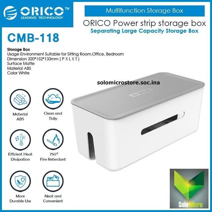 

Terlaris Orico Power Strip Storage Box - Cmb-118