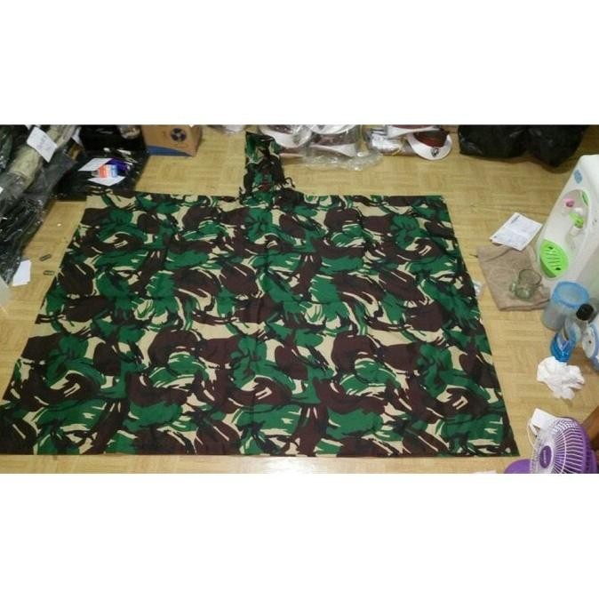 [Expert] Ponco Loreng Model Jatah TNI Jas Hujan Loreng Model Jatah Bandung