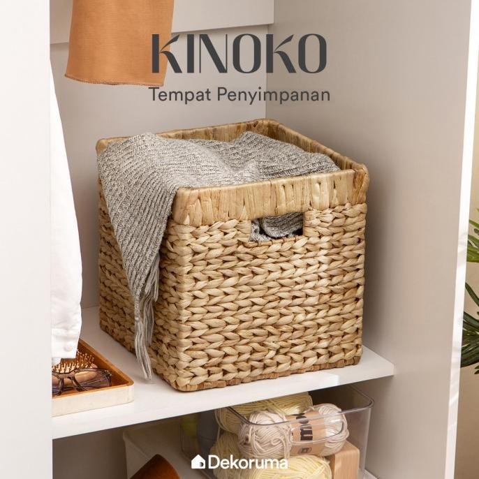 

Terlaris Dekoruma Kinoko Kotak Penyimpanan / Storage Serbaguna 28X28X28 Cm