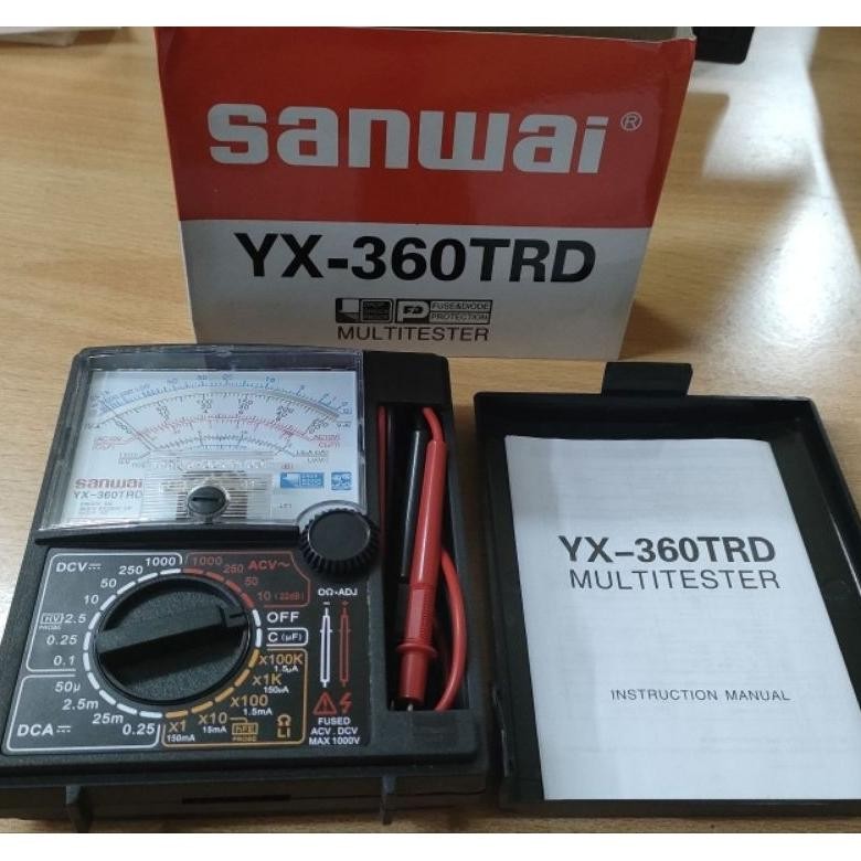 Carlosmomok12 Multitester Analog Sanwai Avometer Analog Sanwai Yx-360Trd Ready
