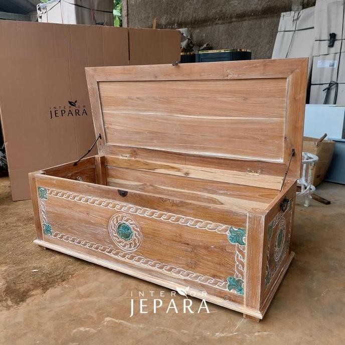 

Terlaris Peti Penyimpanan Model Bajak Laut Bahan Kayu Jati - Box Storage