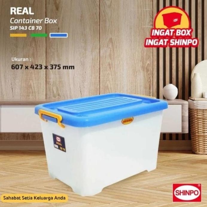 

Terlaris Shinpo Kontainer Plastik Dengan Roda Real Container 70Lt Box Kotak Penyimpanan Sip 143 Cb 70 Orange