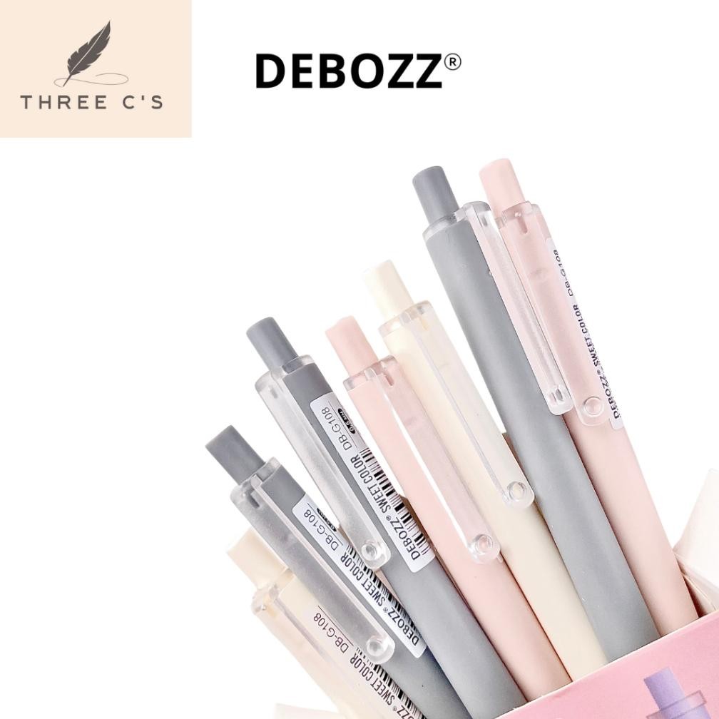 

Pulpen Pena Aesthetic Gel Pen Hitam Estetik 0.5 1 Pack 12pcs DEBOZZ DB-G108