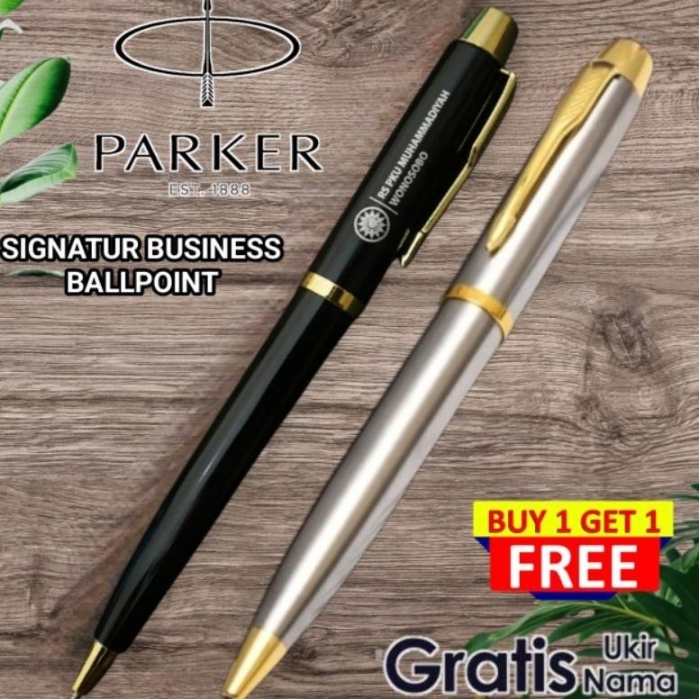 

Bollpoint Mewah Parker Luxury Pen Buy 1 Get 1 Gratis Box Exlusive Bludru Dan Gratis Grafir Nama/Logo