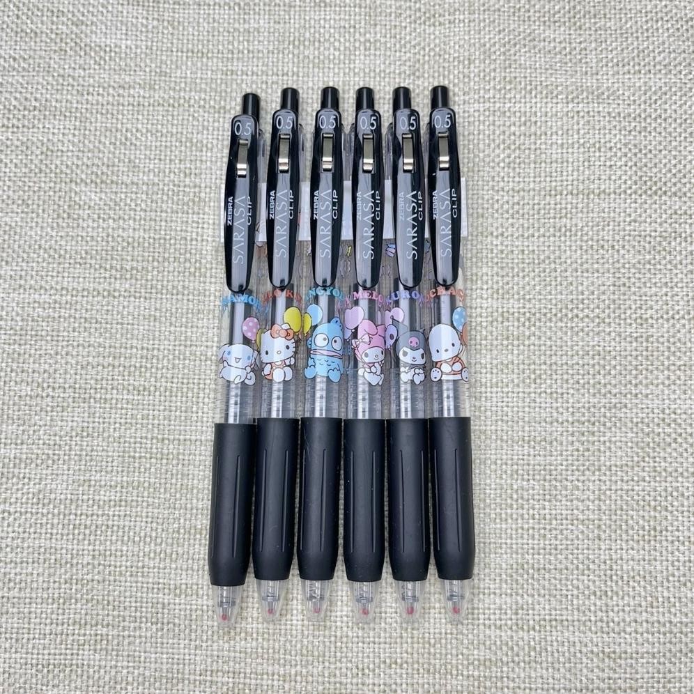 

Zebra Sarasa Sanrio Cinnamoroll Hello Kitty Kuromi Pochacco Gel Ink Pen 0.5mm Pulpen Limited Edition