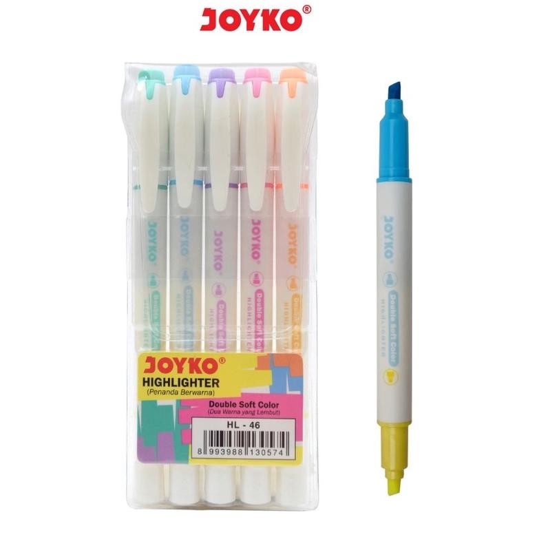 

Highligther Joyko HL-46 Set Penanda Berwarna Pastel
