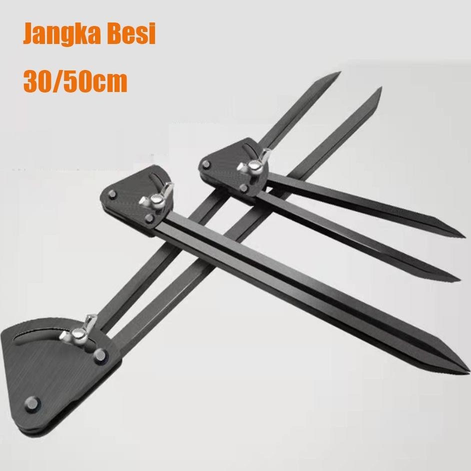

Jangka Besi 12 In 20in / Caliper Divider Lurus Square leg 30cm 50cm AST