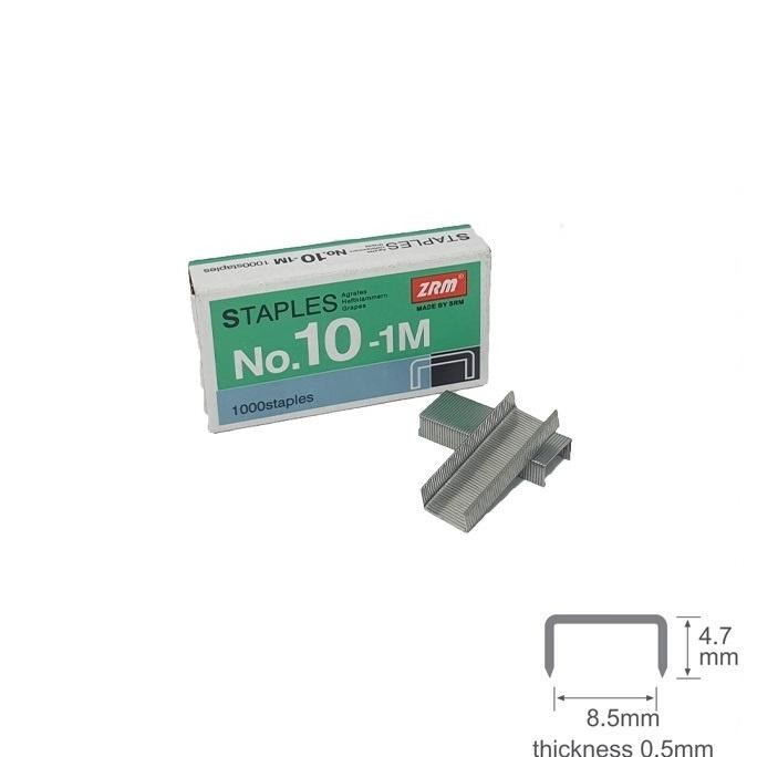 

Apazada - No.10 Staples / Isi Staples No.10 [1 Pack - 20 Box Kecil] ZRM AST