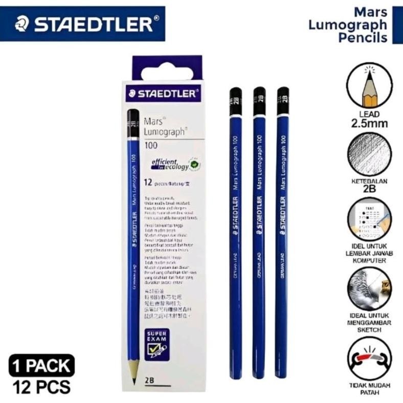 

Pensil Steadler 2B Original (12 pcs)