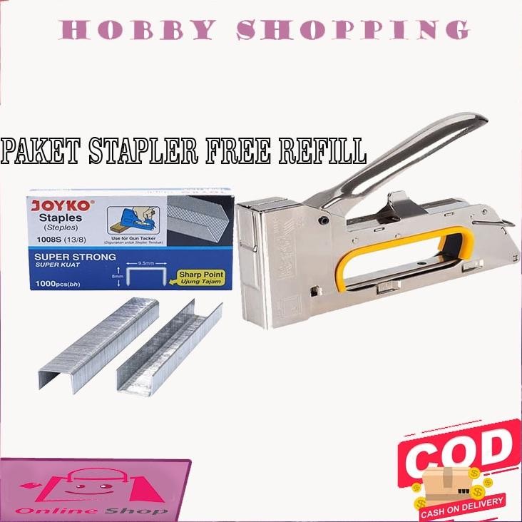 

Stapler Tembak Dan Isinya yang cocok Guntacker dan isi guntacker yang cocok Steples + ISI Guntacker AST