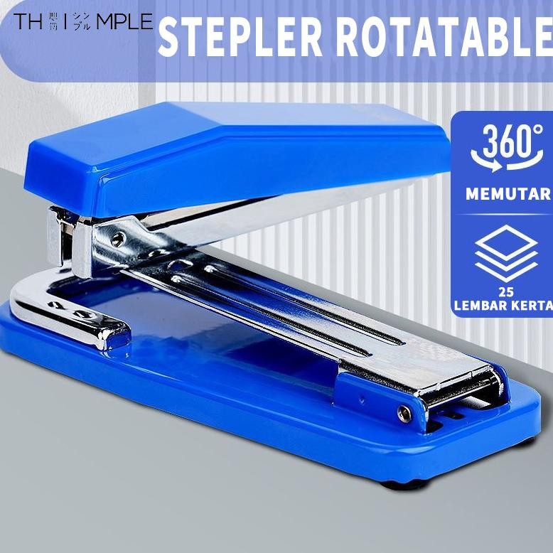 

Triple Stapler stepler rotatable/ Staples meja putar 3 arah besar/ Staples kantor-THIMPLE AST