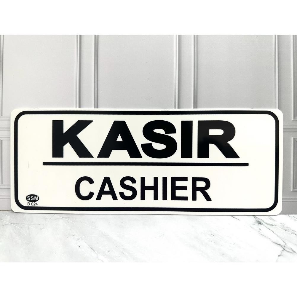 

Sign Board Akrilik BESAR KASIR CASHIER AST