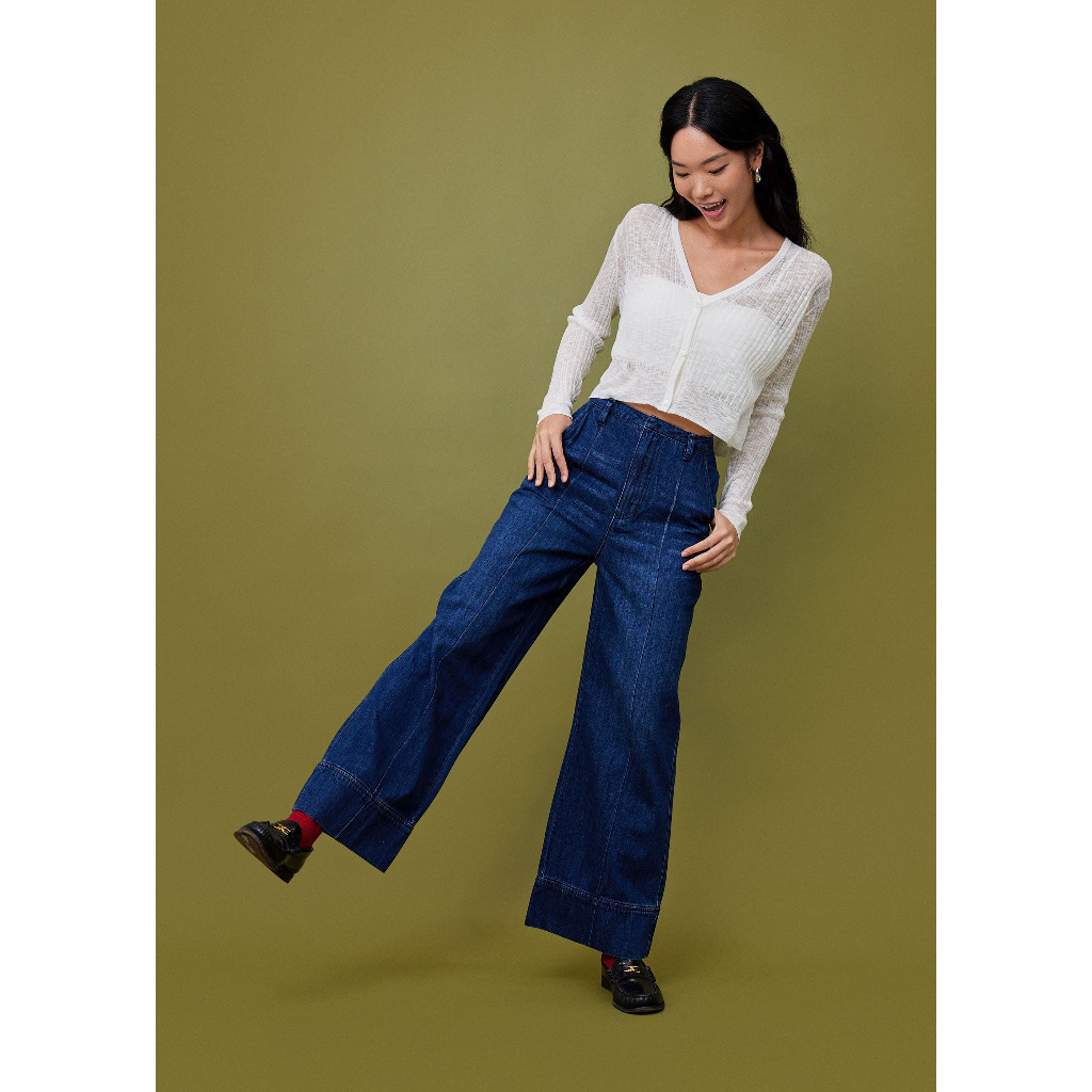 Love, Bonito - Celana Wanita - Denim Wide Leg Jeans