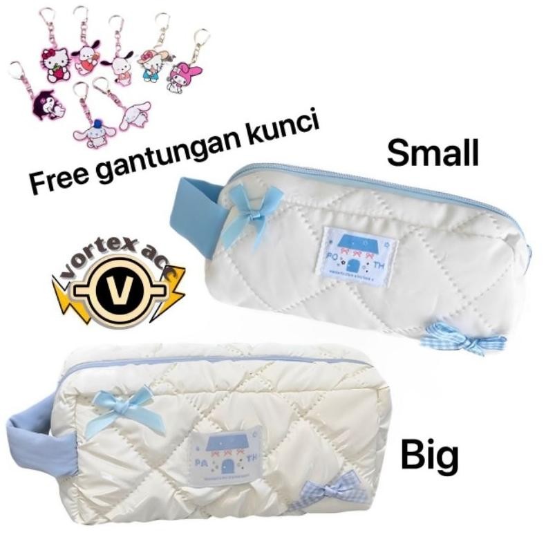 

KOTAK PENSIL POUCH MAKE UP MODEL PITA LUCU IMPOR TAS MINI SERBAGUNA BAHAN LEMBUT SB-5 AST