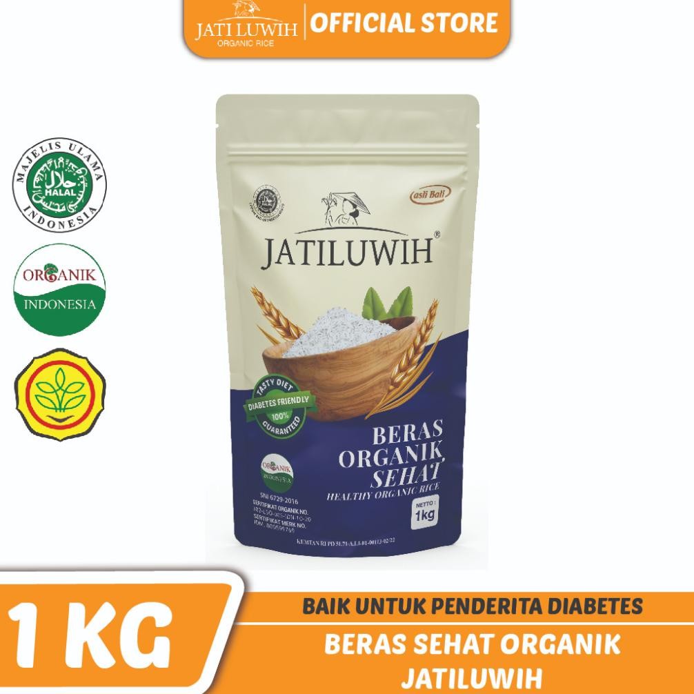 

Jatiluwih Beras Sehat Organik 1kg - Beras Sehat Organik Jatiluwih 1kg