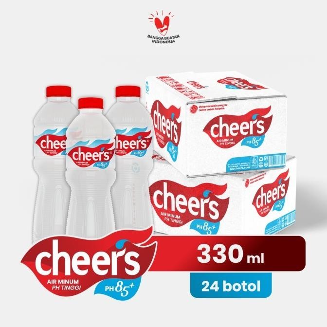 

(Expert) Air Minum CHEERS Water Alkaline 330ml (Karton)
