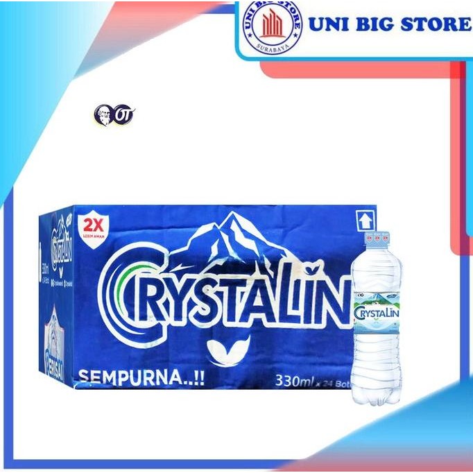 

(Expert) Crystalin Air Mineral 330 ml x 24 Botol DUS