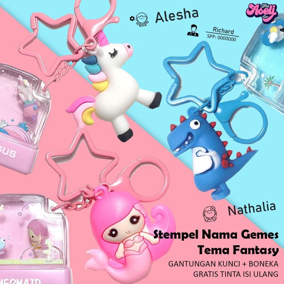 

Stempel Nama Custom bentuk Fancy: Lucu & Serbaguna! Bisa Kertas & Kain! Cepat jadi. AST