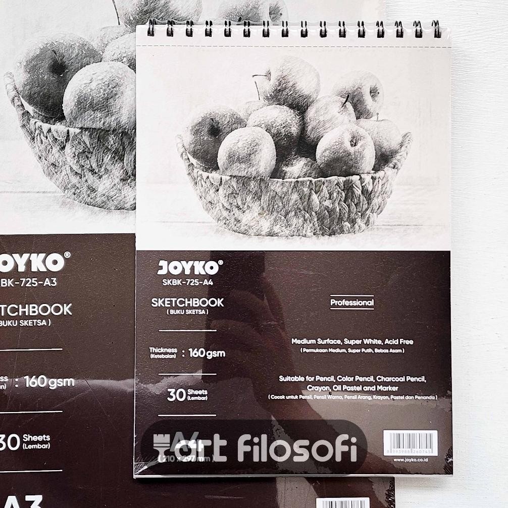 

Joyko Spiral Sketchbook SKBK-725-A4 | Buku Sketsa AST