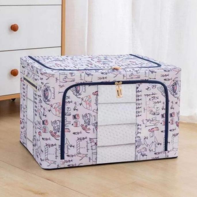 

Terlaris Storage Box Youful 66 Liters Frame Baja Double Zipper Large Box