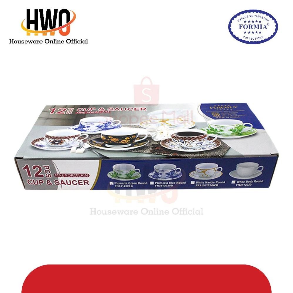 Formia Cup Saucer Set 220 Ml / 6 pcs