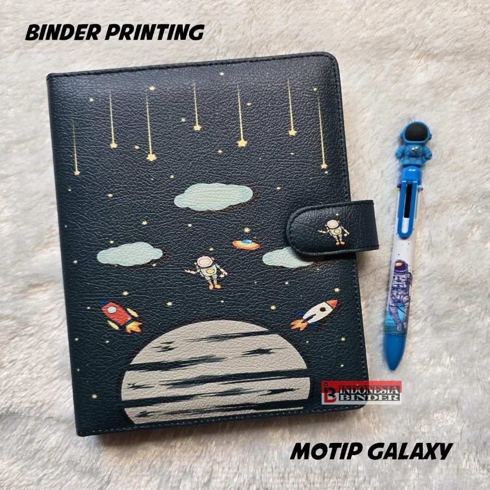 

Binder Priniting Motip Galaxy, tersedia ukuran A5 & B5 AST
