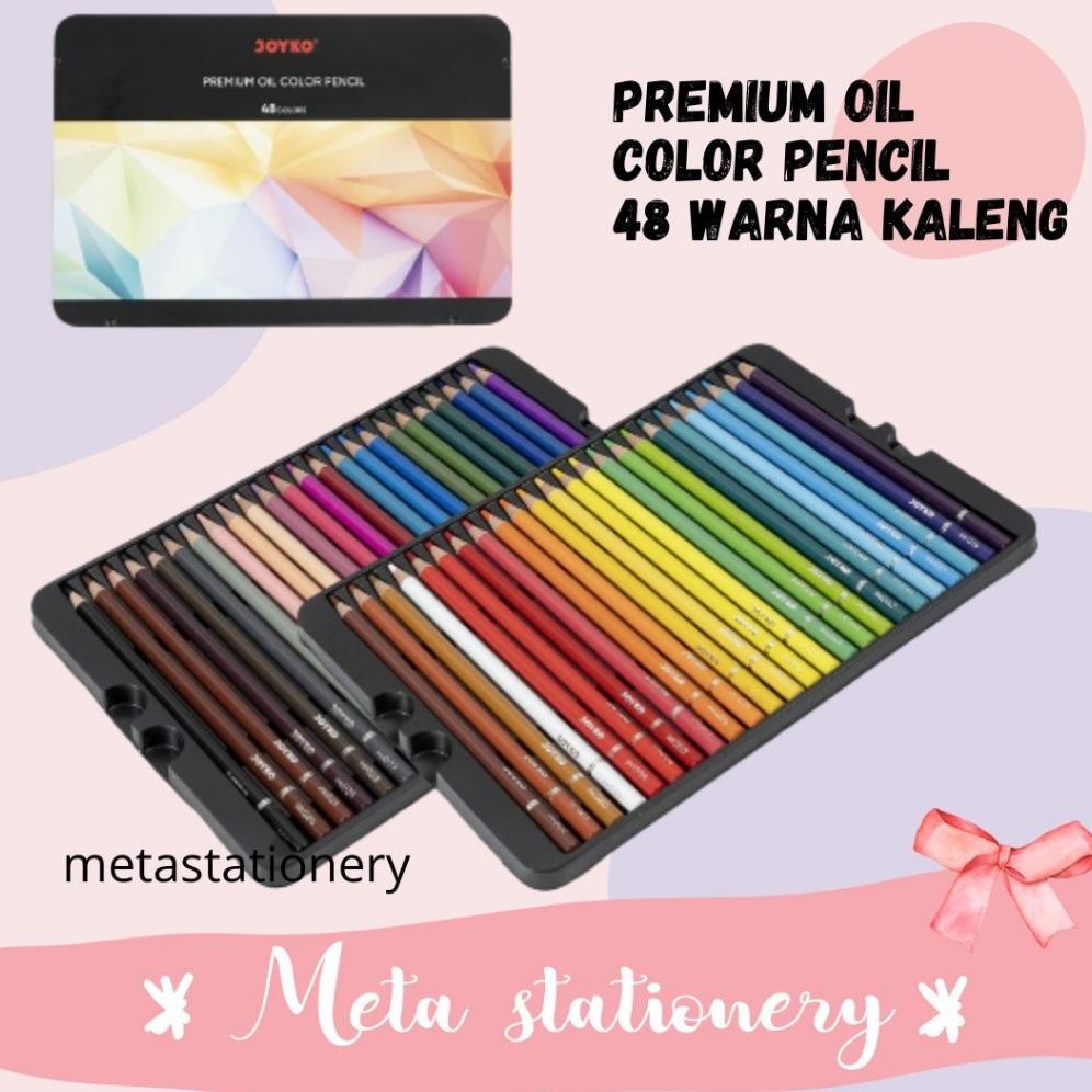 

Premium Oil Color Pencil / Pensil Warna CP-TC126 48 Warna Joyko AST