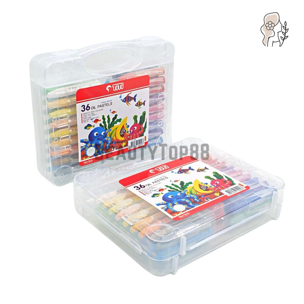 

Crayon Titi 36 Warna Oil Pastel - Krayon Mewarnai 36 W [HARGA PER SET] AST