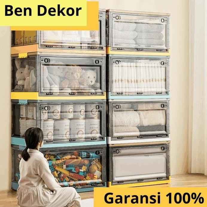 

Terlaris Kotak Penyimpanan Box Multifungsi Plastik Kuat Serbaguna Transparan