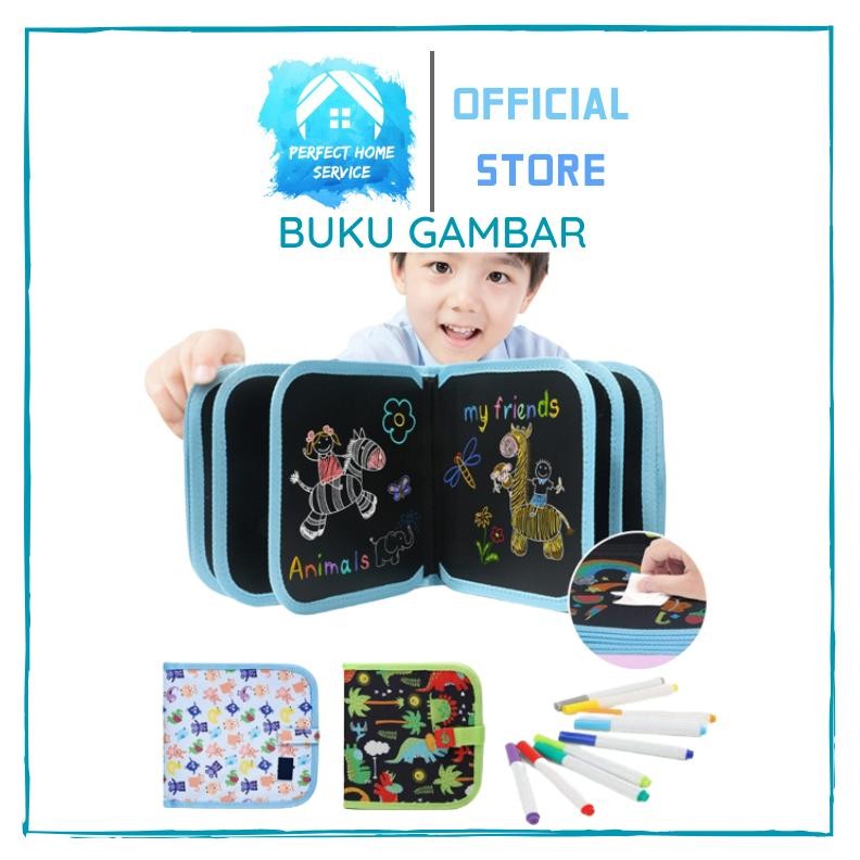 

BUKU GAMBAR PORTABLE MAGIC BOOK BISA DIHAPUS [PERFECTHOME] AST