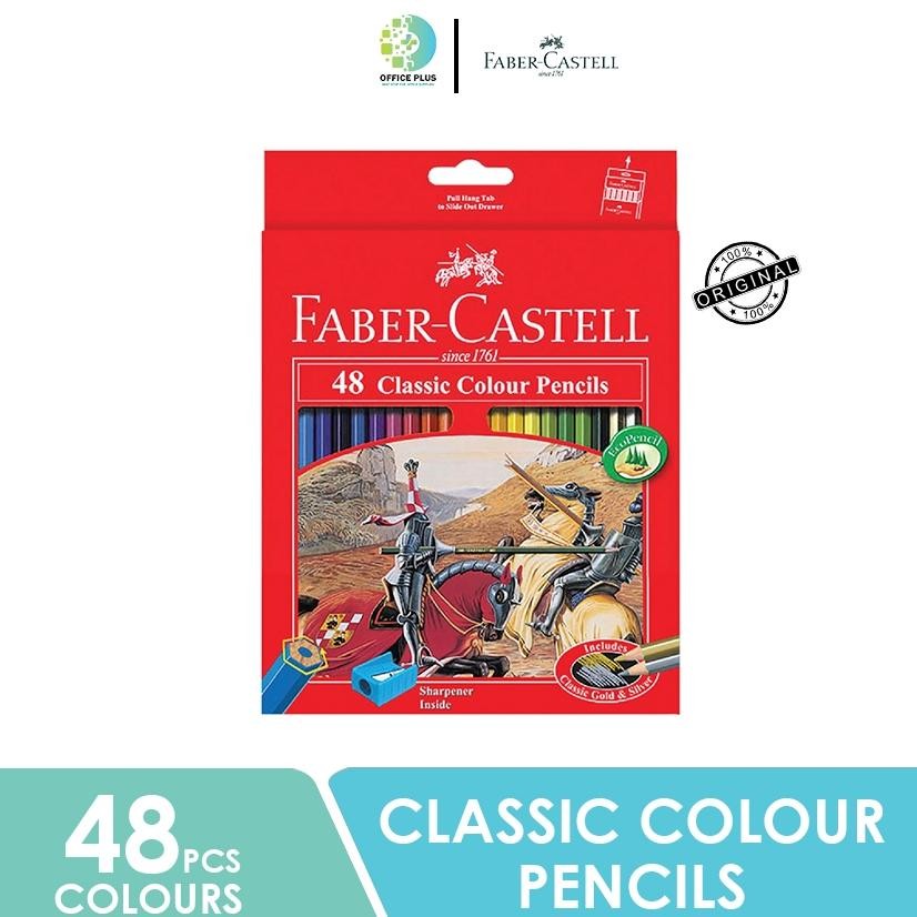 

Pensil Warna Classic / Pensil Warna Panjang Isi 48 Pcs Faber Castell AST