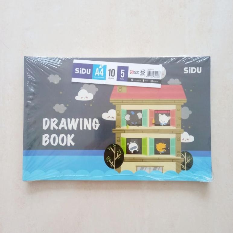

[ PACK ISI 5 BUKU MURAH ] Buku Gambar Drawing Book A4 Sinar Dunia SIDU ( Ukuran 20 x 30 cm ) AST