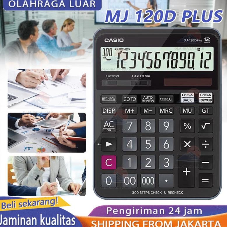 

Kalkulator Casio M J 120D PLUS CHECK CORRECT Kalkulator Meja Check Correct 100% asli AST
