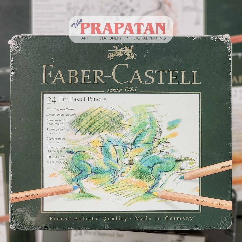 

Pensil Warna Faber Castell Pitt Pastel Pencils 24C 112124 | Color Pencil | Finest Artist Quality AST