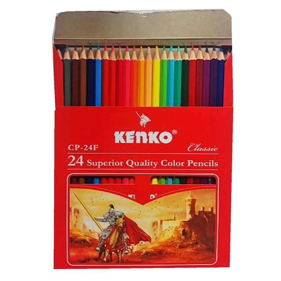 

Pensil Warna / Colored Pencils Superior Quality - Kenko CP-24F MURAH AST