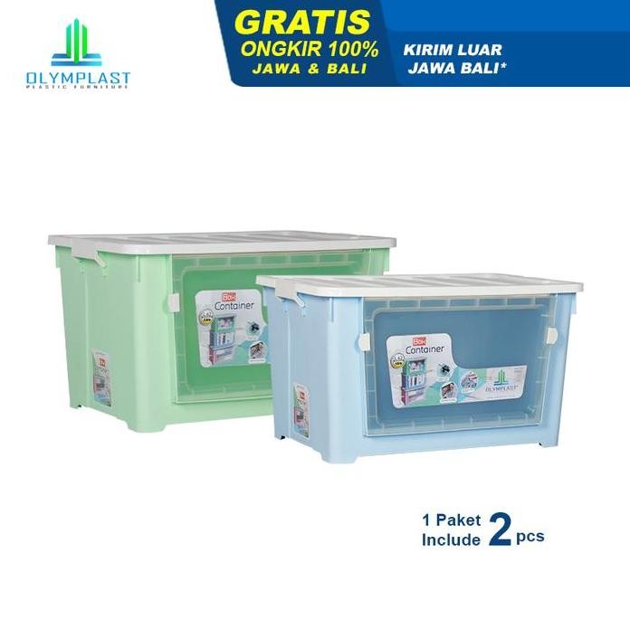 

Terlaris Olymplast Container Box / Box Penyimpanan / Obc 2 Pcs