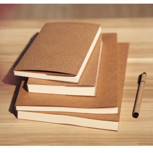 

05 Buku Journal Sketch Kraft Creative retro sketch paper blank sketchbook painting doodle sketchbook note notebook AST