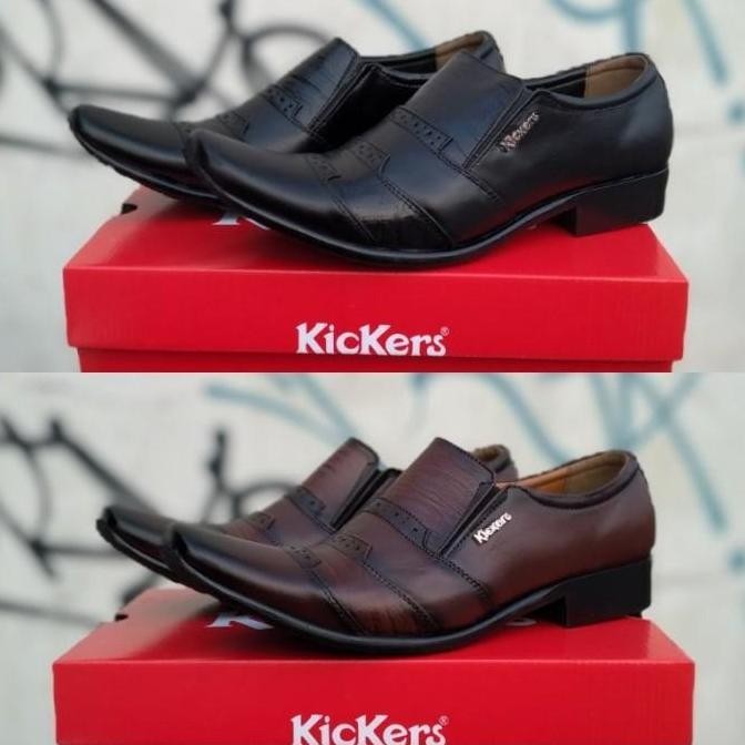 sepatu pantopel kickers original 2203 Sepatu Kerja Formal Pantofel Kickers kantor