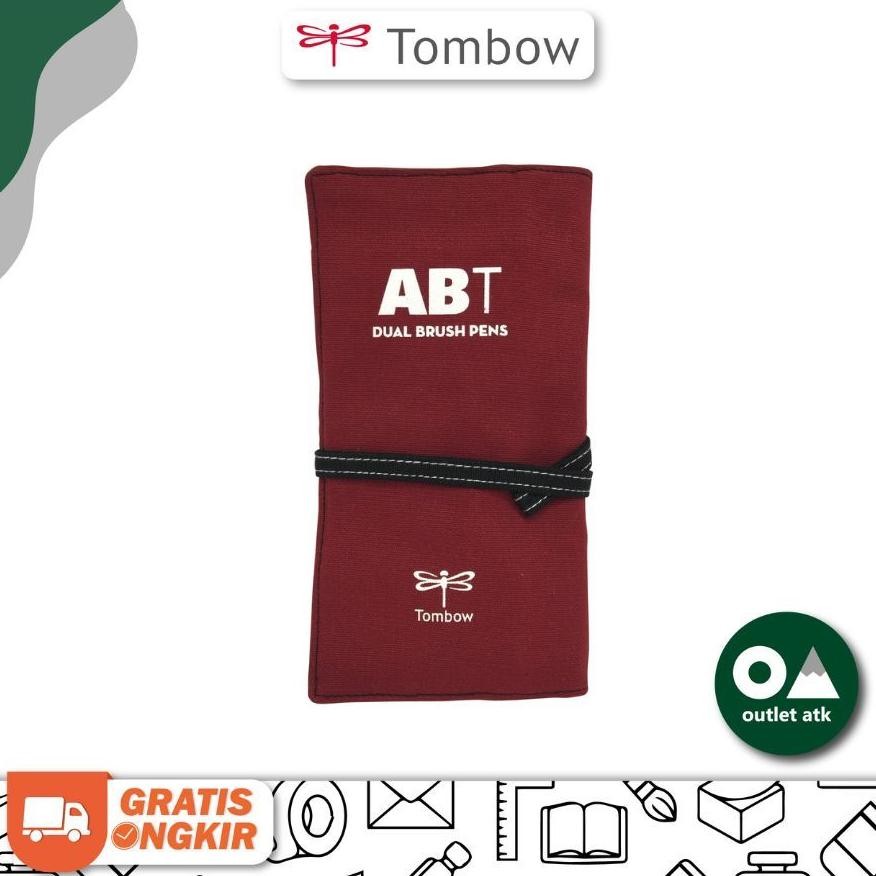 

Tombow ABT Roll Up Case Dual Brush Pen AST