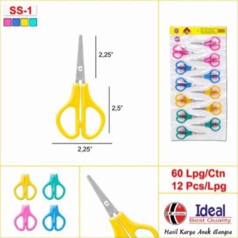 

Gunting renceng Trend SS-1 ( 1lbr/12pcs ) AST