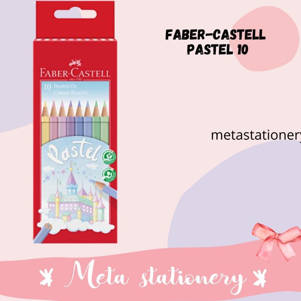 

Pensil Warna / Colour Pencil Pastel 10 Warna Faber Castell AST