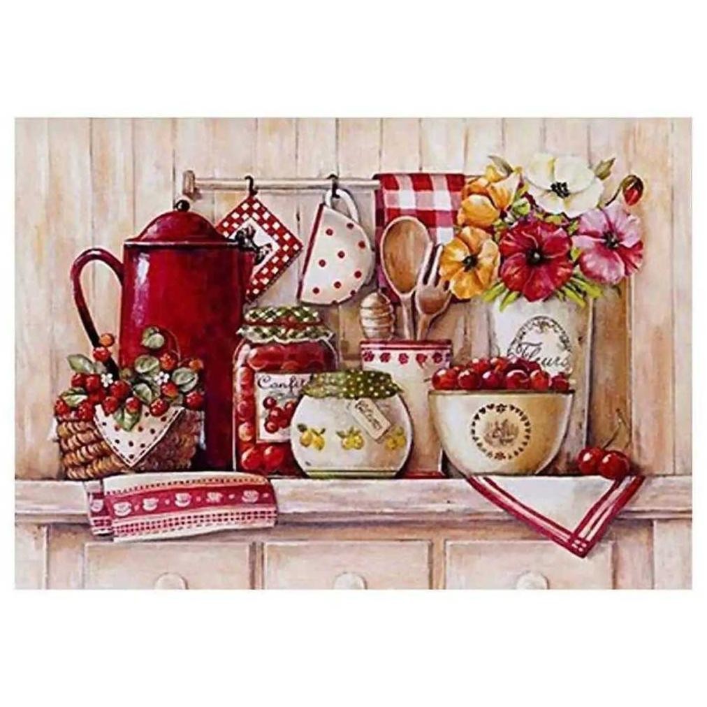

DIY Diamond Painting Full Drill Lukisan Berlian Kerajinan Tangan 30x40cm AST