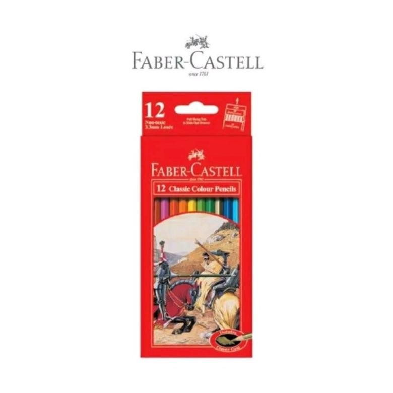 

Pensil 12 Warna Panjang Faber Castell 115852 Classic Colour Pencils AST